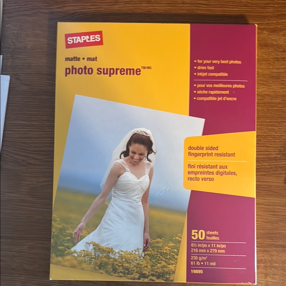Staples Photo Supreme Paper